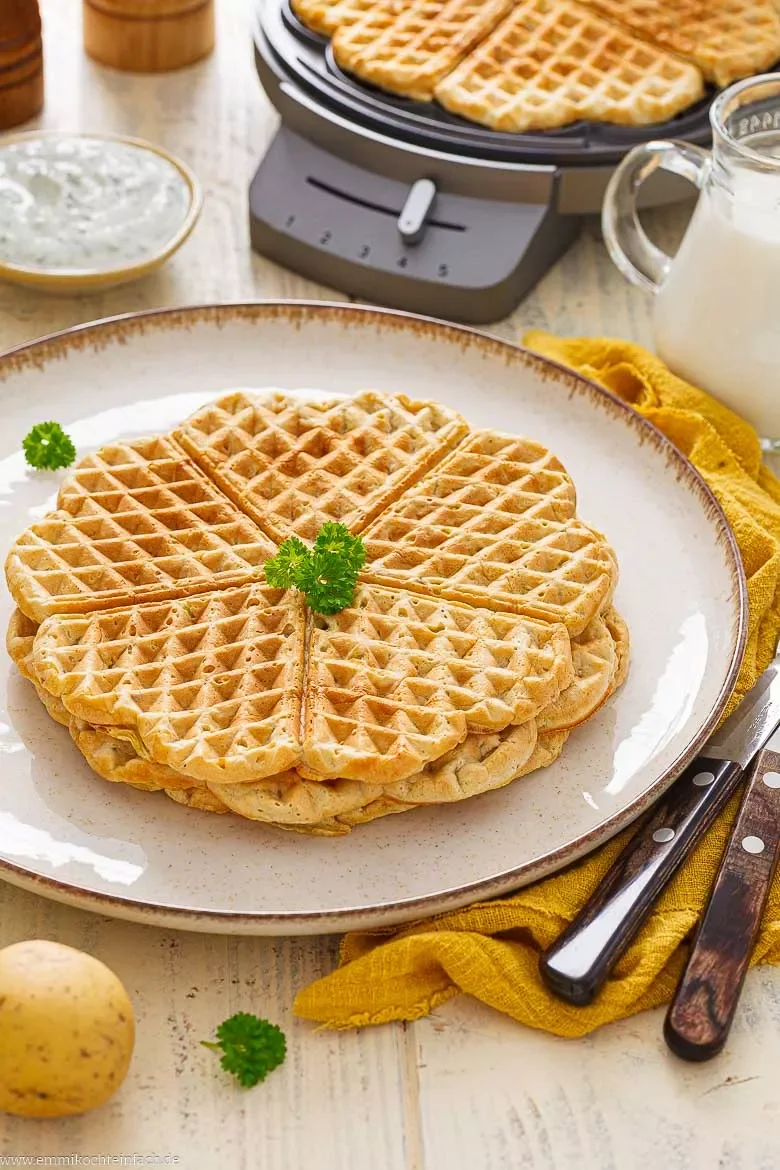 Kartoffelwaffeln – einfaches Rezept