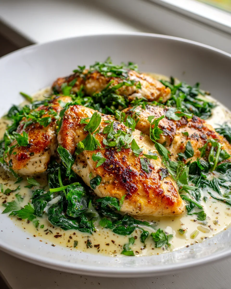 One Pan Marry Me Chicken mit Spinat – Einfach & unwiderstehlich