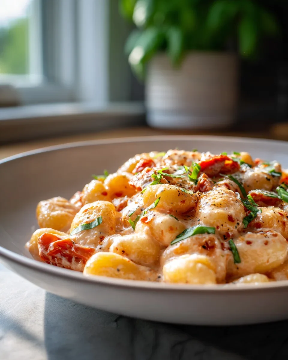 One Pot Tomaten Gnocchi in cremiger Sauce – Einfach & lecker!