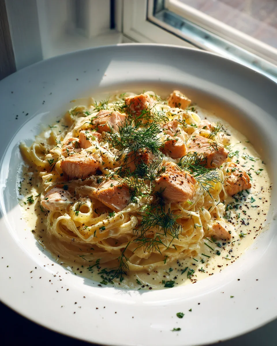Pasta Mit Lachs Und Sahnesosse – Dein cremiger Genuss!