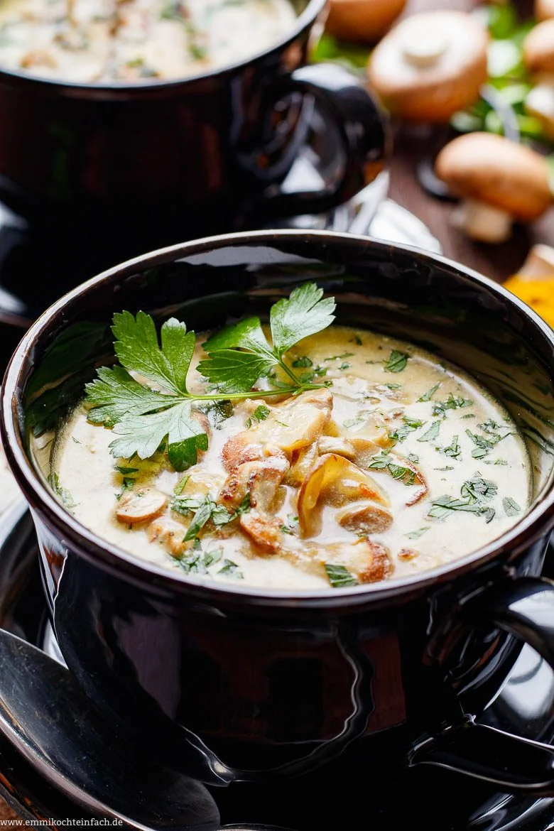 Pilzsuppe – schnell & einfach