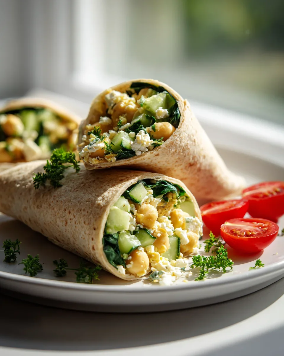 Protein Wrap mit Kichererbsen & Feta: Dein Power-Snack