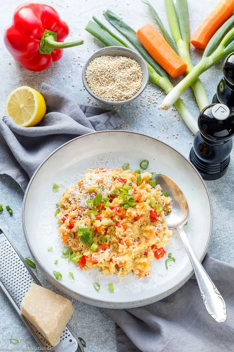 Quinoa Risotto mit Gemüse - www.emmikochteinfach.de