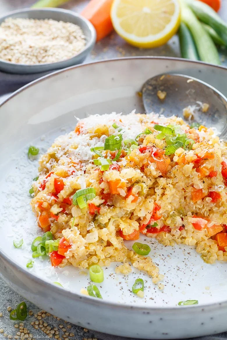 Quinoa Risotto mit Gemüse - www.emmikochteinfach.de