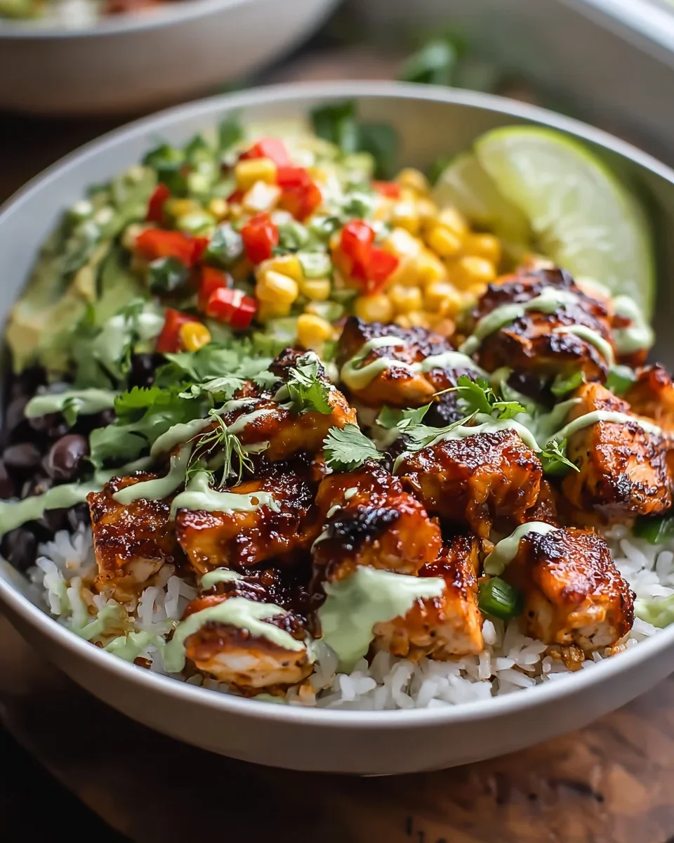 Rezept: Honig-Chipotle Hähnchen Bowls – Süß & Würzig!