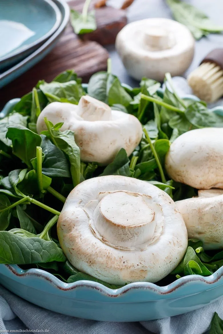Riesenchampignons sind perfekt zum Füllen.