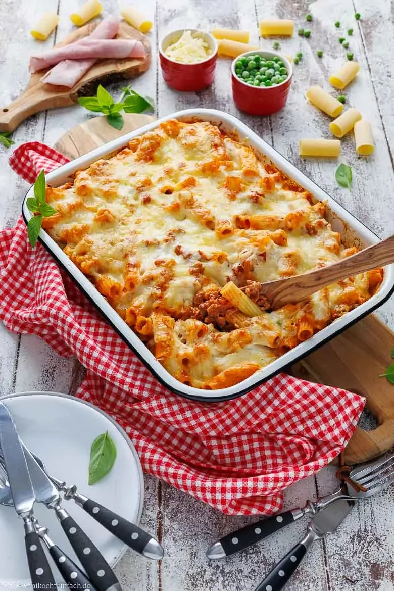 Rigatoni al forno – Rezept wie beim Italiener