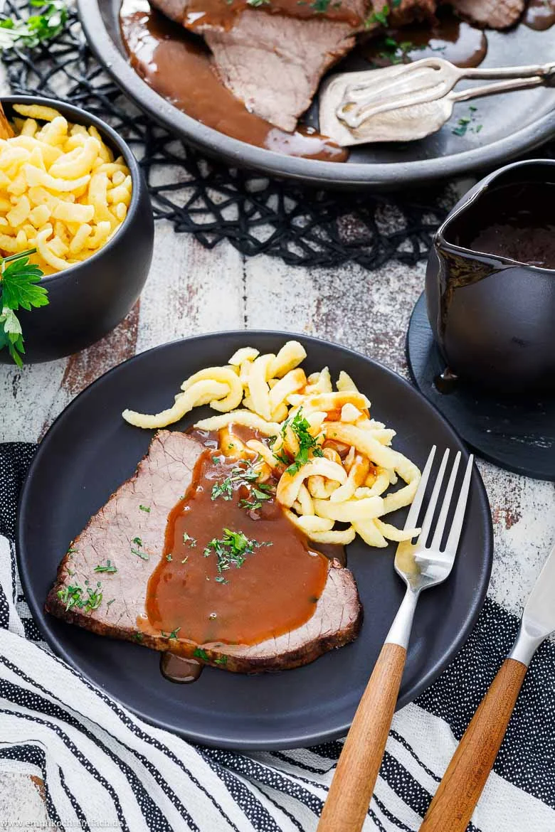 Rinderbraten mit Spätzle