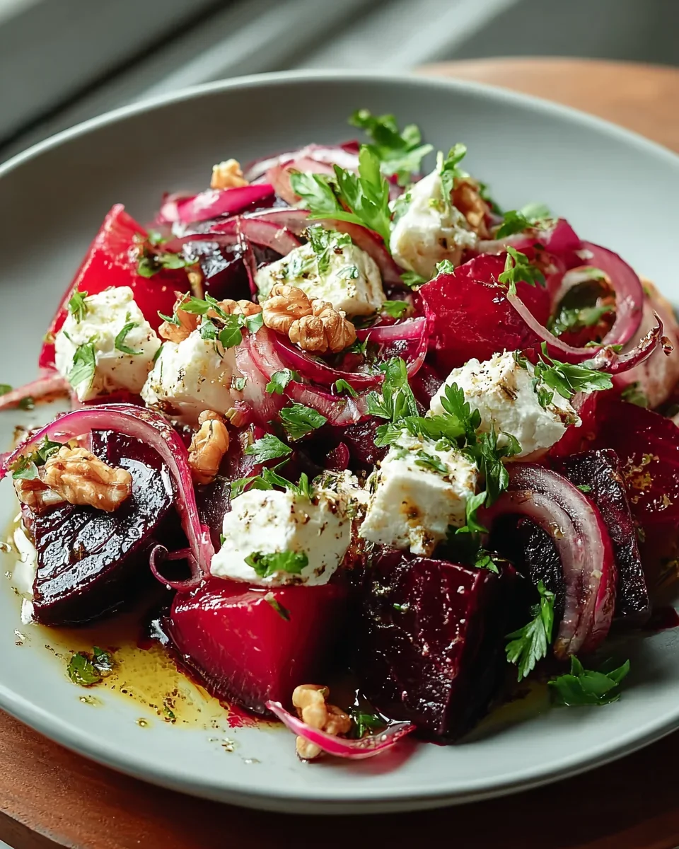 Rote Bete Feta Salat: Ein echter Knaller für deinen Tisch!