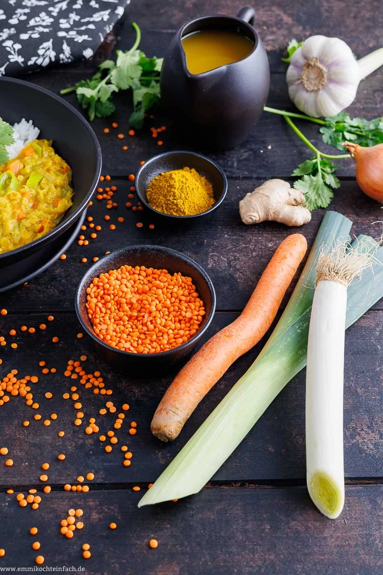 Rote Linsen Curry