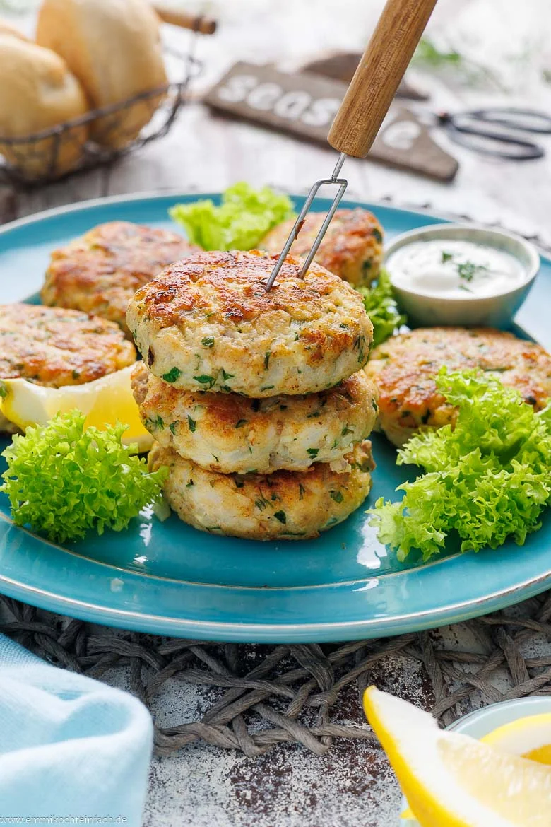 Fischfrikadellen aus Seelachs