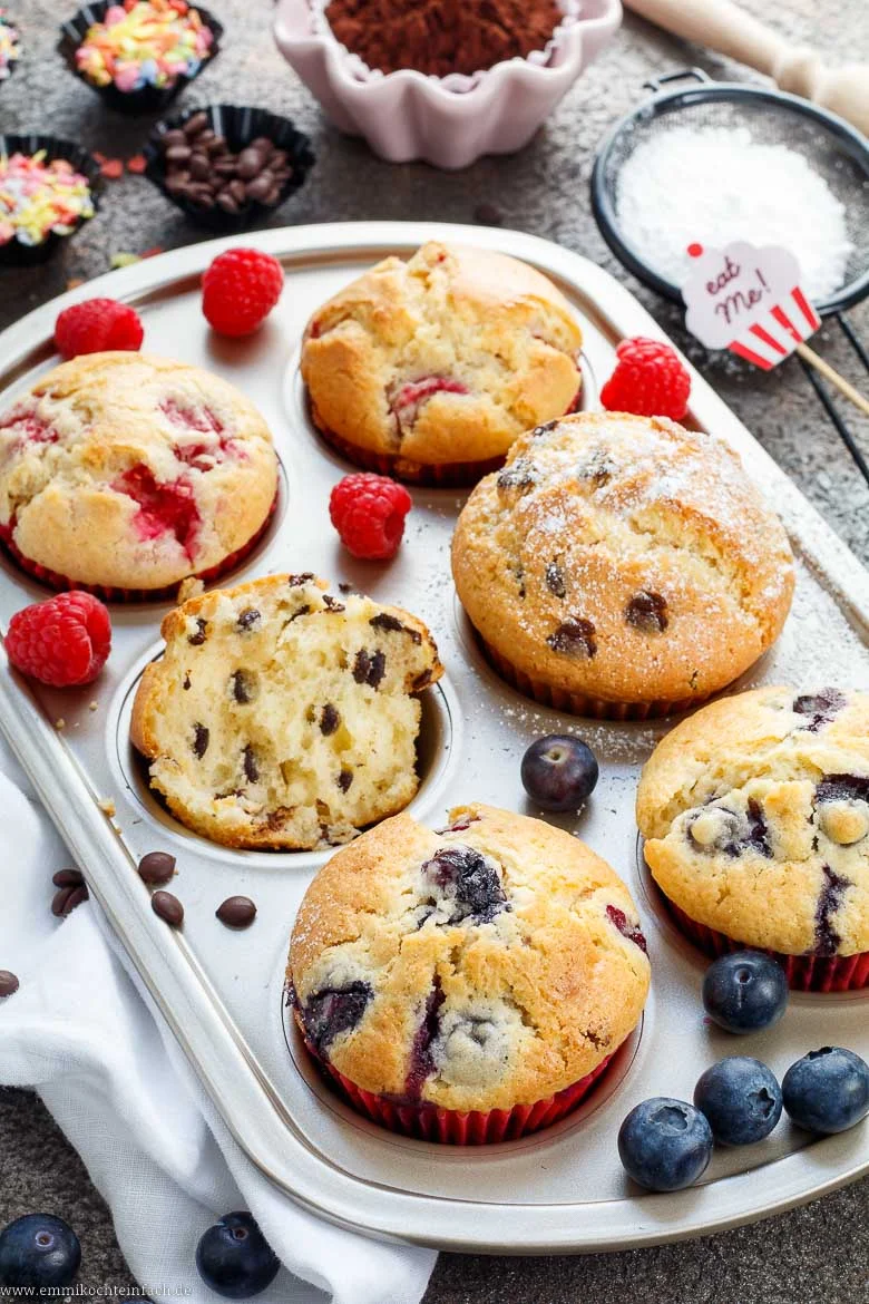 Grundrezept für Muffins – fluffig und saftig