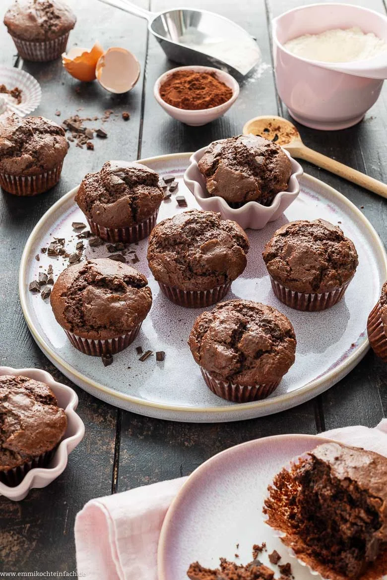 Schokomuffins – saftig & einfach