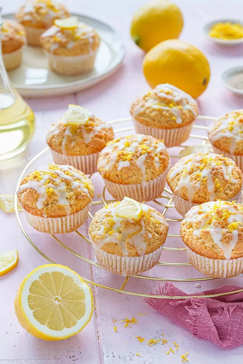 Zitronenmuffins – saftiges Rezept