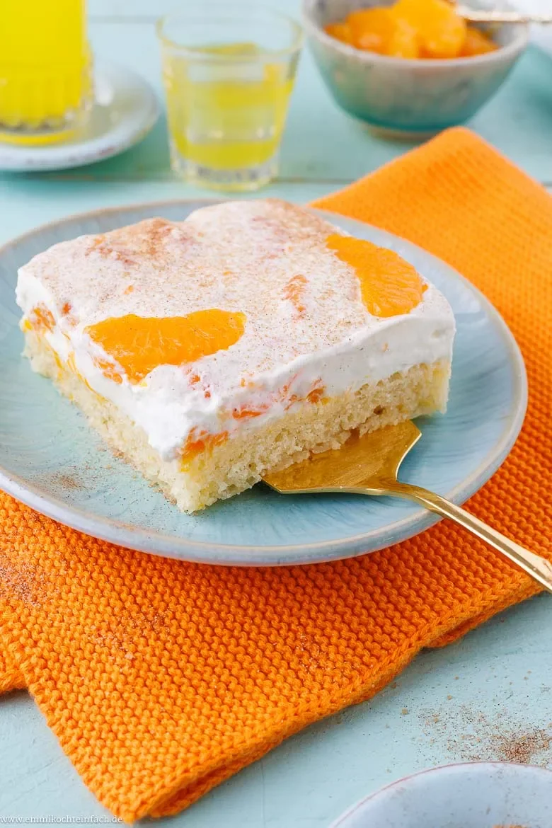 Fantakuchen vom Blech – fluffig und fruchtig