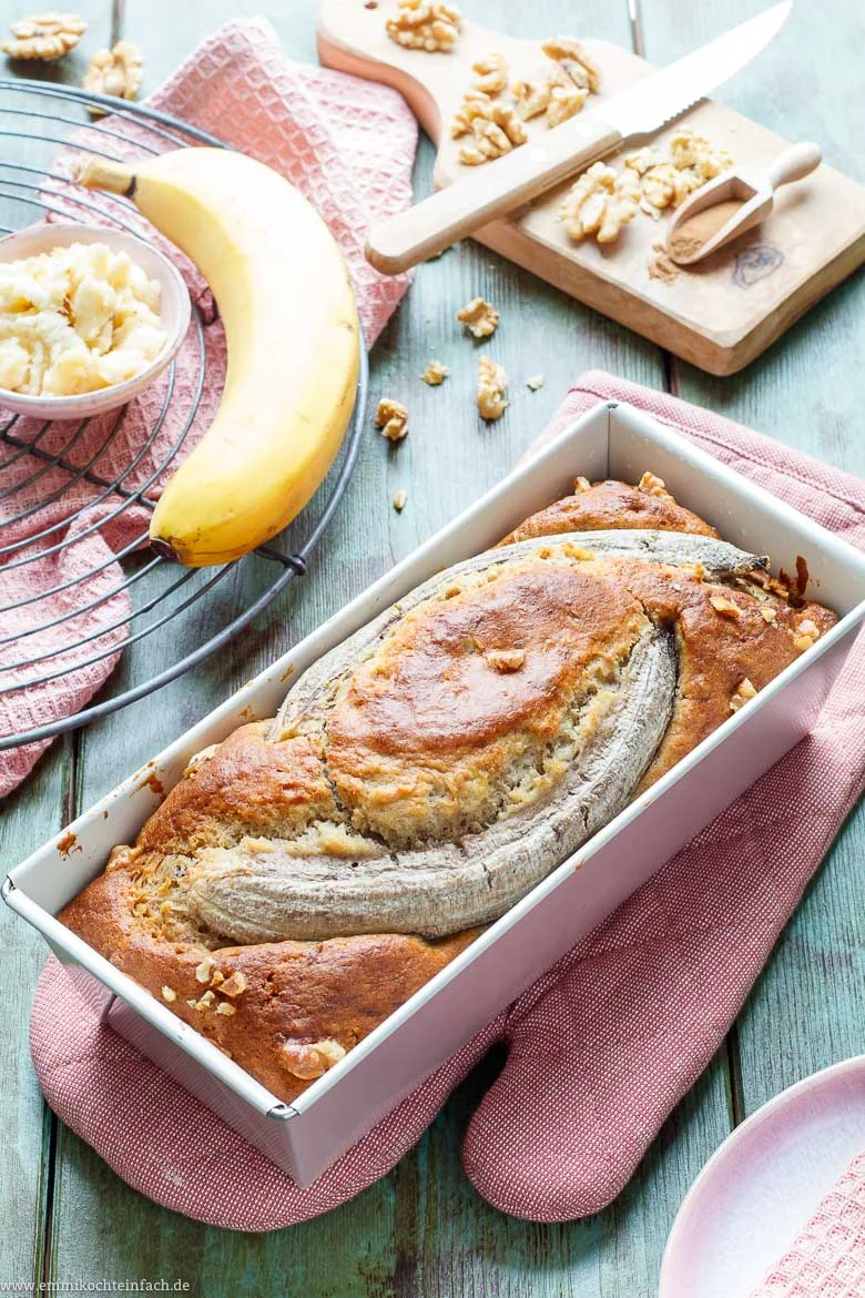 Saftiges Bananenbrot ganz einfach