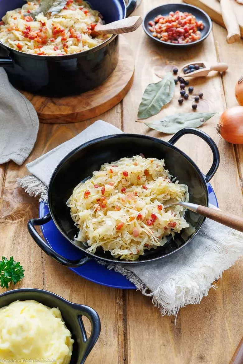 Sauerkraut mit Speck