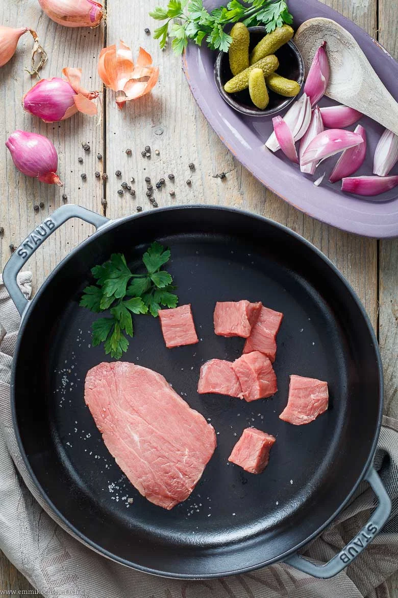 Schnelles Rahm-Rinderfilet Stroganoff - www.emmikochteinfach.de