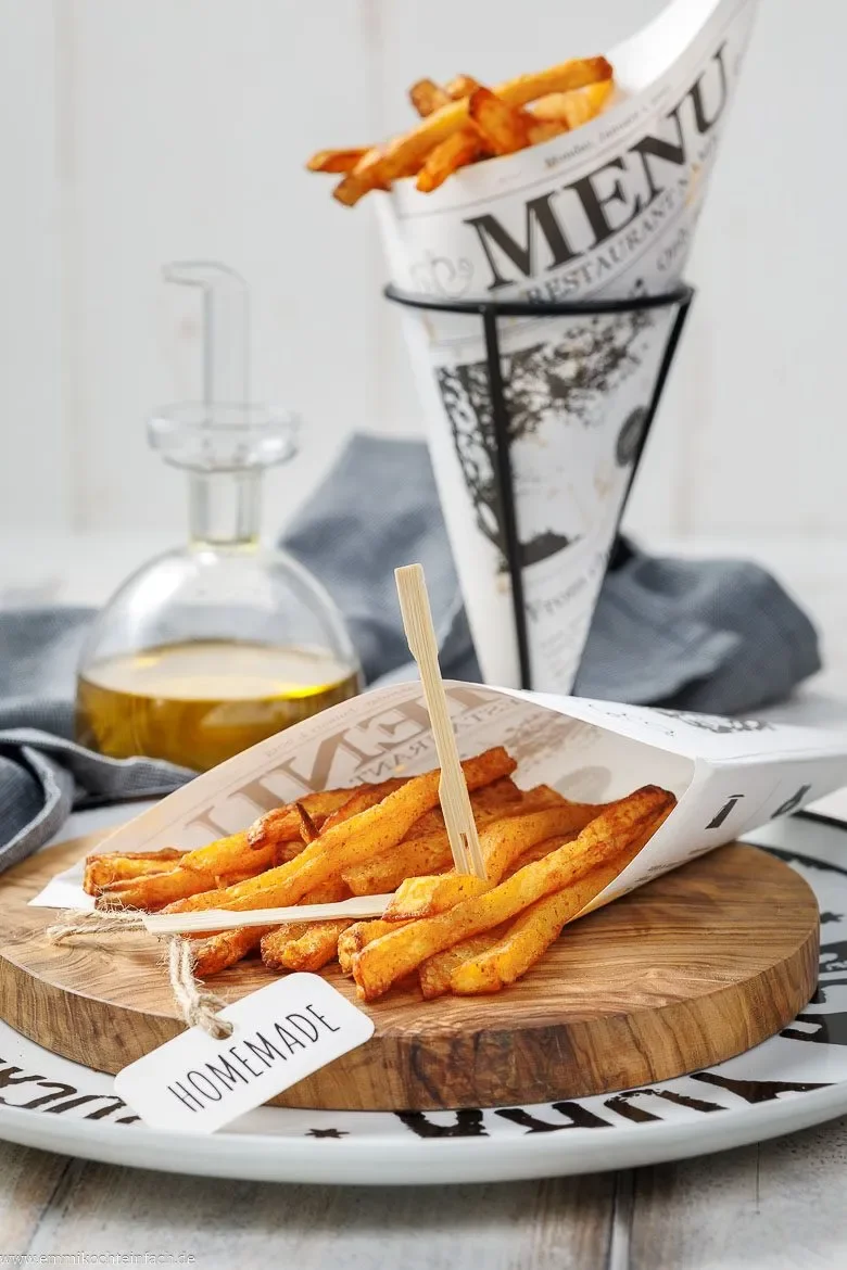 Frische Pommes im Airfryer
