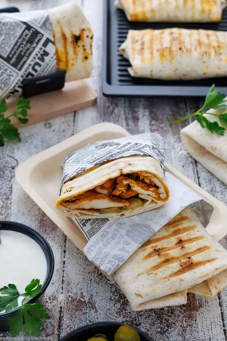 Einfaches Shawarma-Rezept mit saftigem Hähnchen