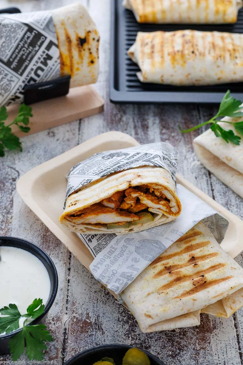 Einfaches Shawarma-Rezept mit saftigem Hähnchen