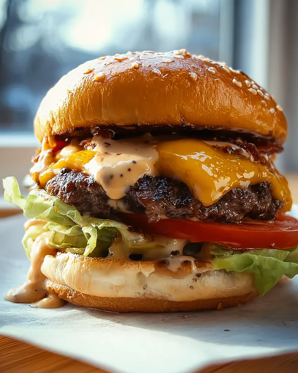 Smash Burger mit Beef Baconnaise Sauce – Saftig und Lecker!