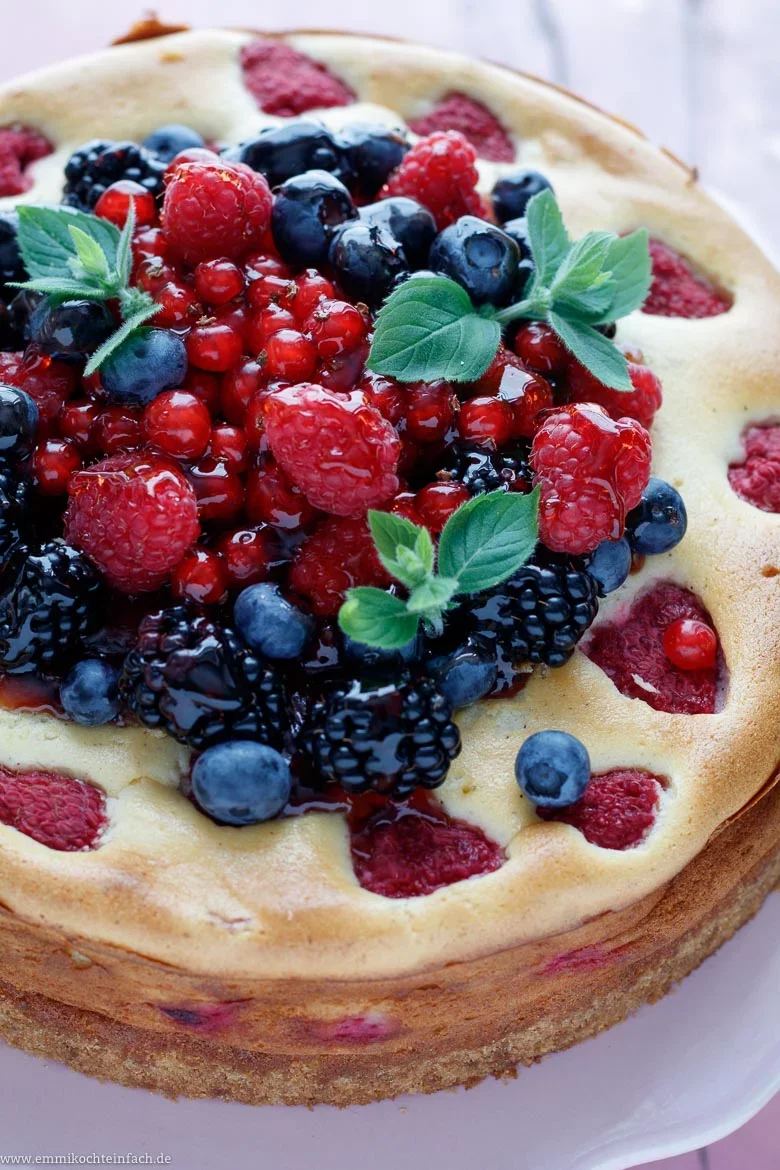 Beeren Käsekuchen – ganz einfach gemacht