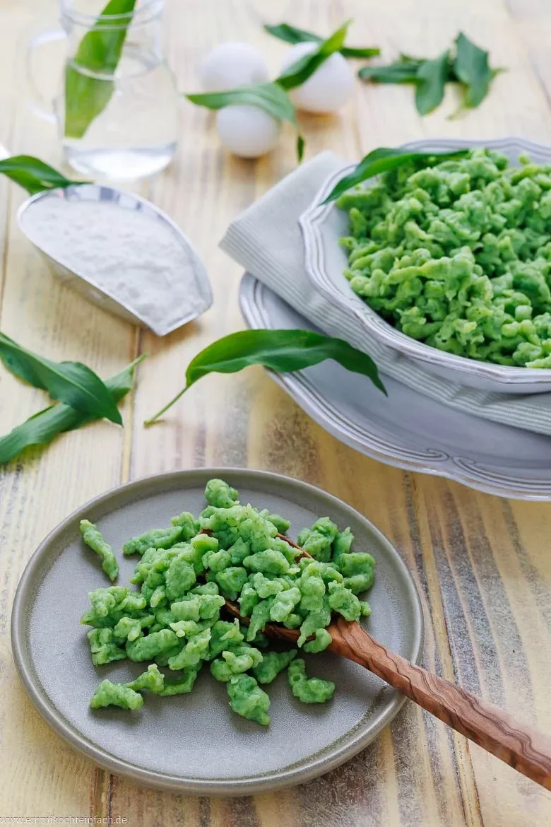Spätzle mit Bärlauch