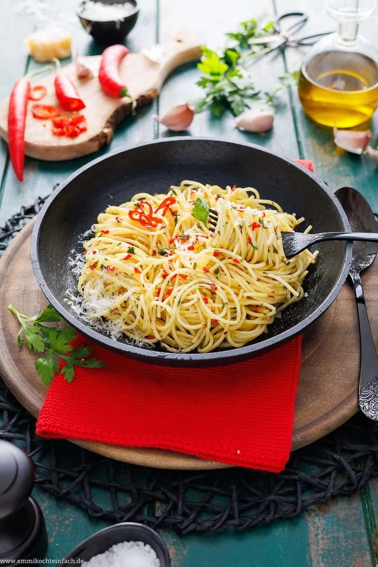 Spaghetti aglio e olio wie in Italien