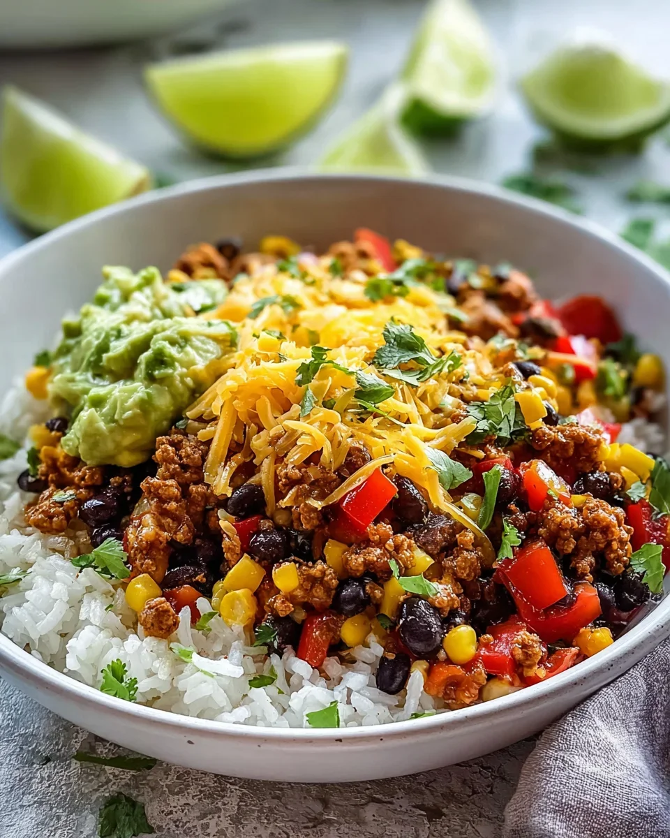 Taco Reis Bowl Rezept: Einfach, lecker & schnell zubereitet!