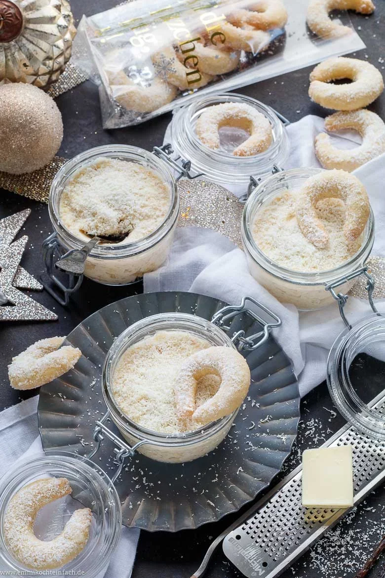 Vanillekipferl Creme Dessert so einfach