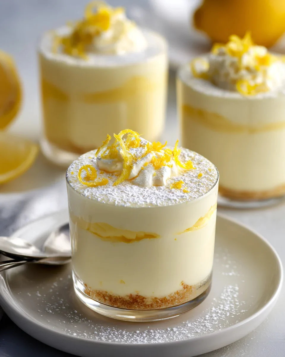 Zitronen Mousse Cheesecake Cups: Dein fruchtig-cremiger Genuss