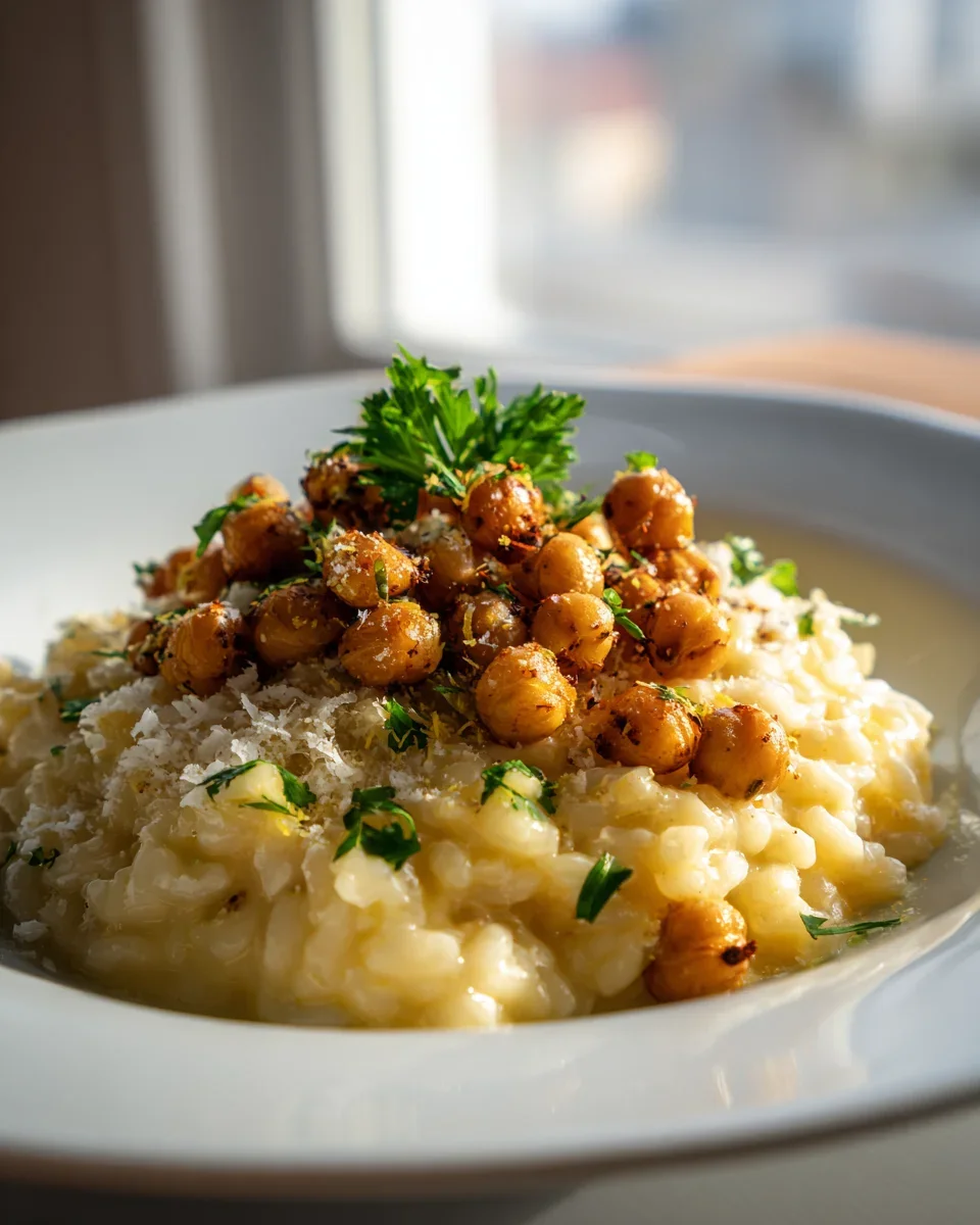 Zitronen Risotto mit Kichererbsen – Dein ultimatives Rezept
