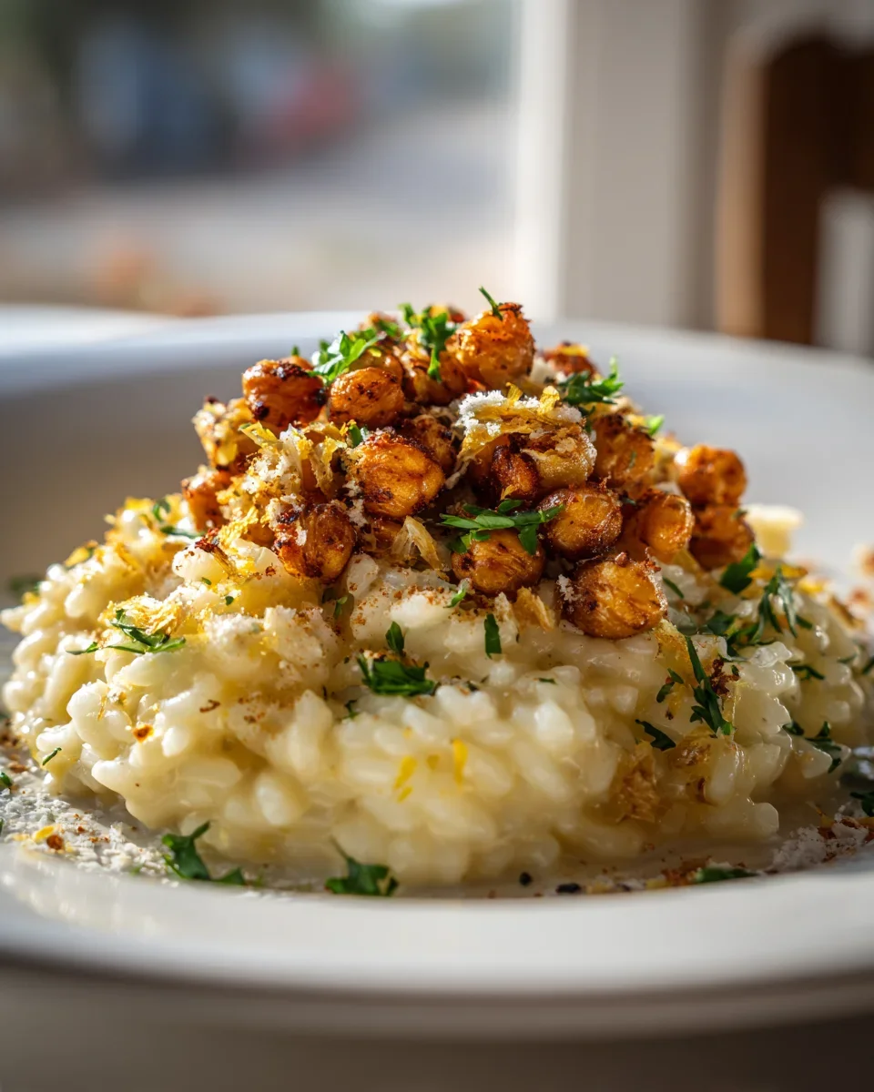 Zitronen Risotto mit Kichererbsen – Dein ultimatives Rezept