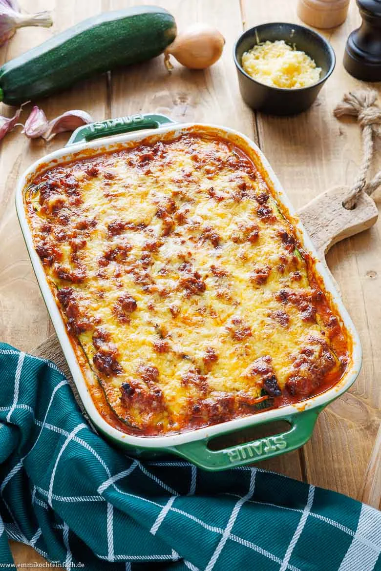 Zucchini-Lasagne mit Hackfleisch