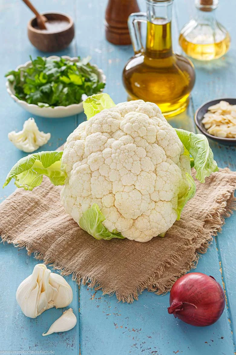 Zutaten für Blumenkohlsalat