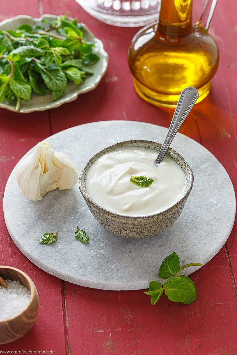 Zutaten für den Joghurt-Minz-Dip