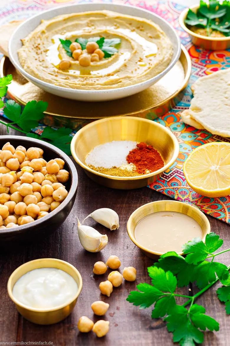 Zutaten für Hummus-Rezept