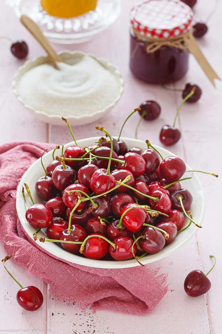 Zutaten für Kirschmarmelade