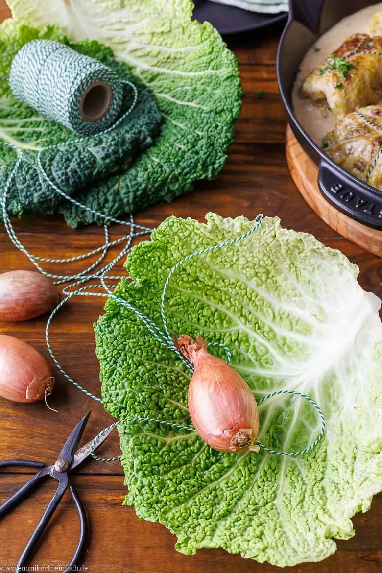 Zutaten für Kohlrouladen