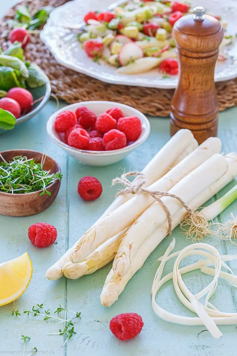 Zutaten für meinen Frühlingssalat
