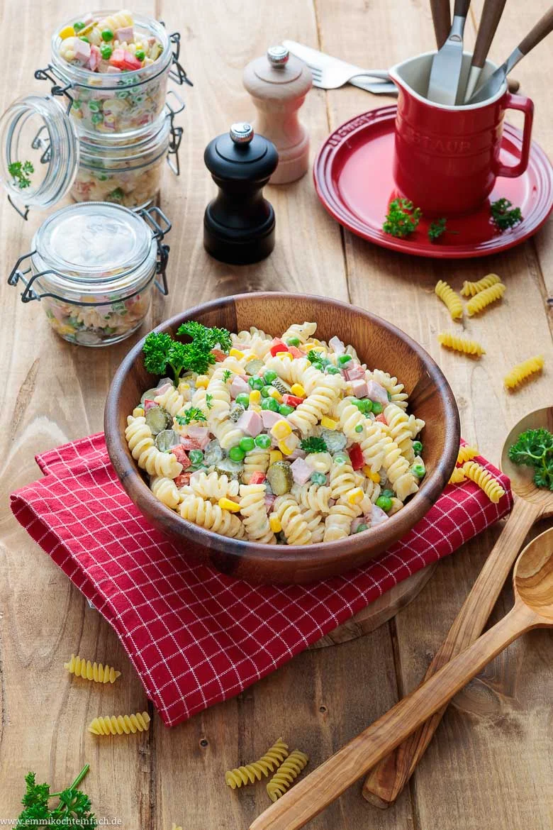 Zutaten für Nudelsalat