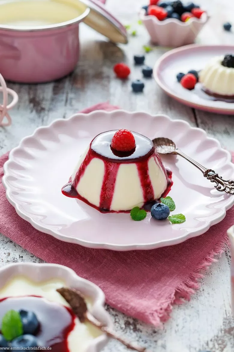 Zutaten für Panna Cotta