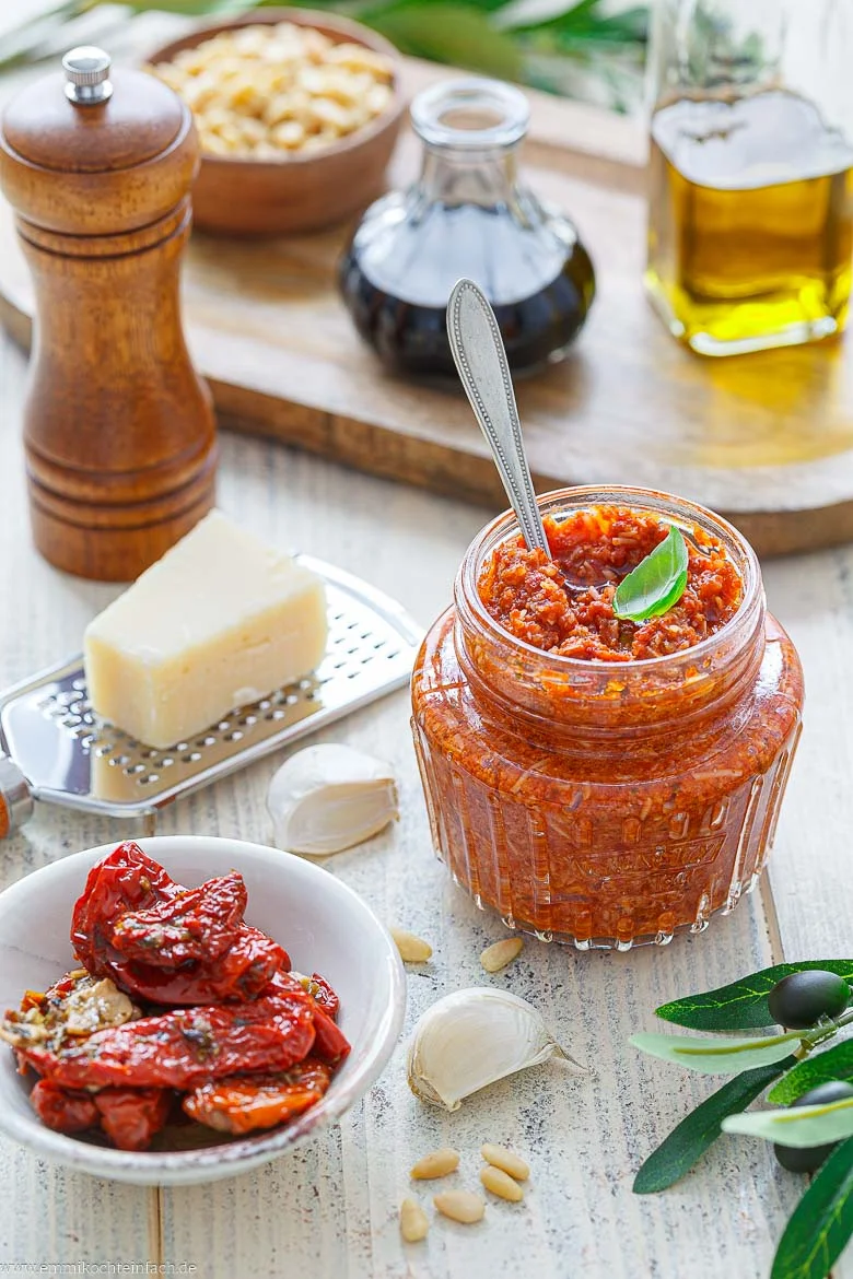Zutaten für Pesto Rosso
