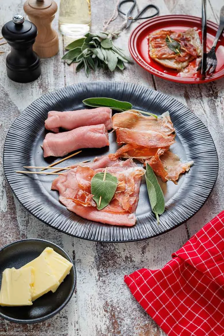 Zutaten für Saltimbocca alla Romana